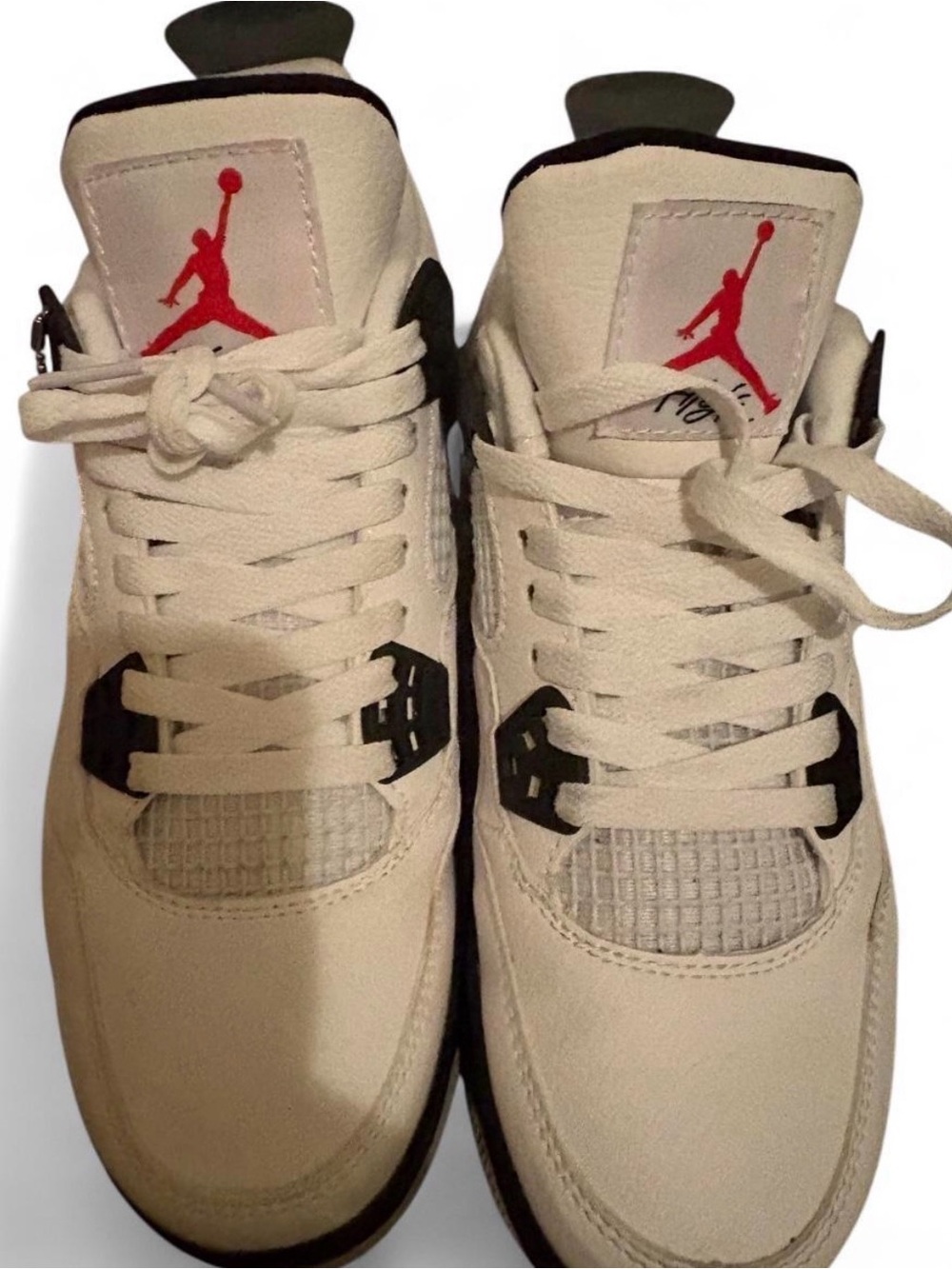 Air Jordan Style Men’s White and Black Basketball Sneakers